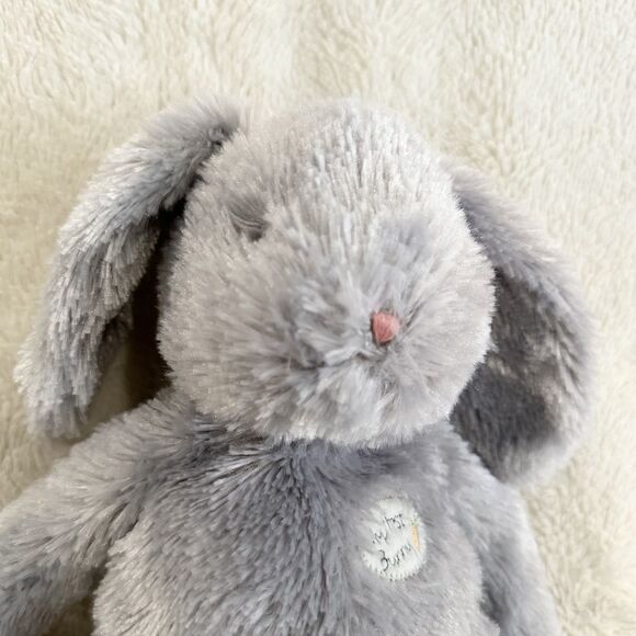 Bunnies By The Bay Plush Grey Bunny Carrots My First 15” Stuffed Animal Easter - Picture 2 of 8